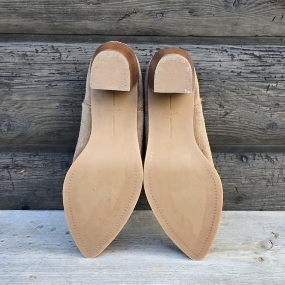 Dolce Vita Sirano Western Boho Suede Block Heel Bootie 9.5M - Picture 13 of 15